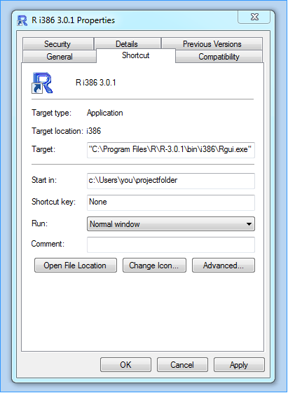 R GUI for Windows