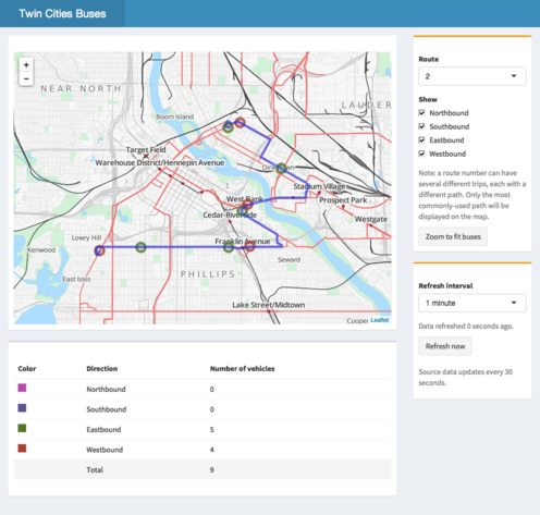 Twin Cities Bus app