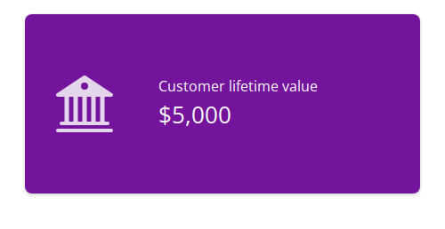 A value box using 