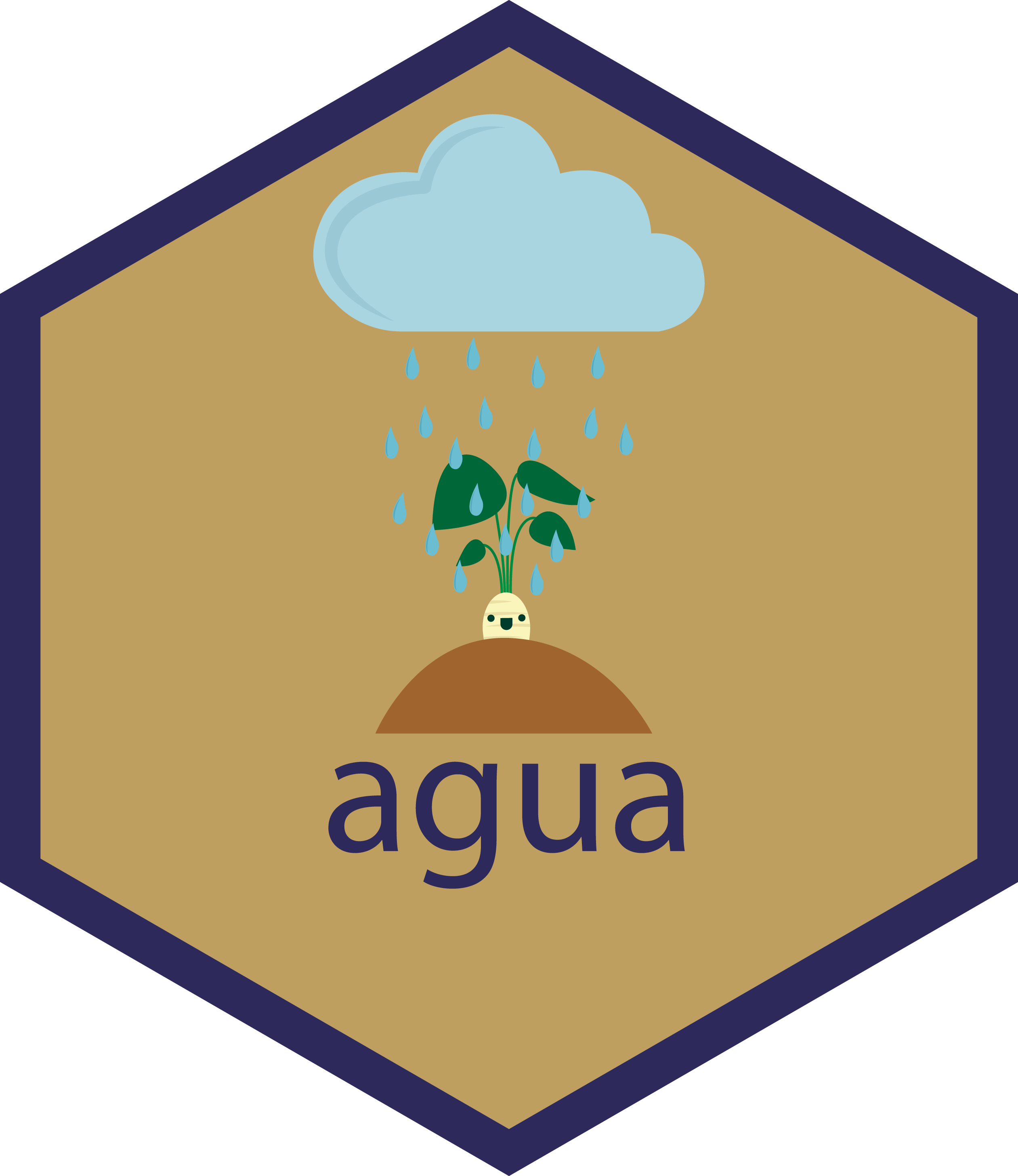 Hex logo for agua