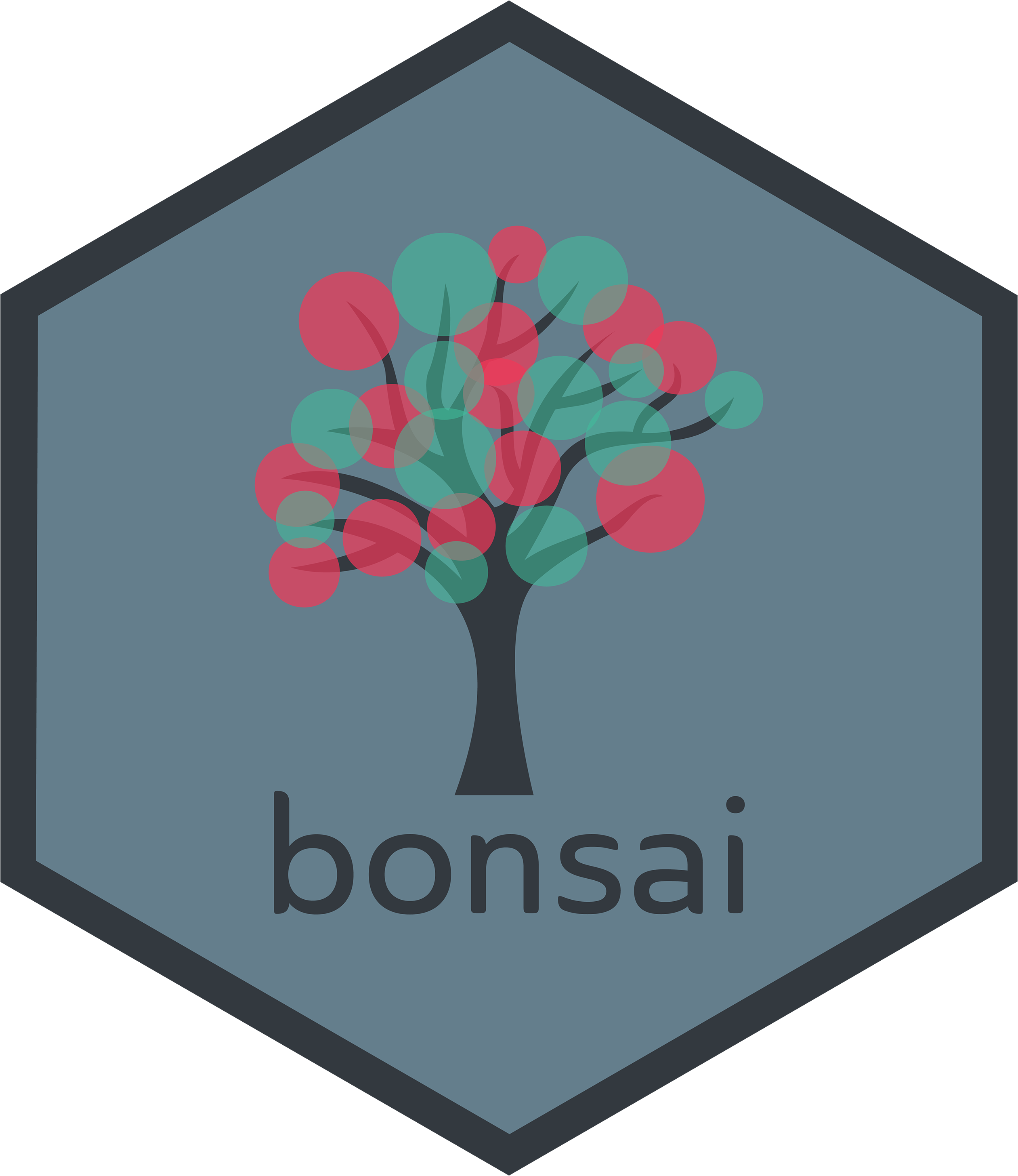 Hex logo for bonsai