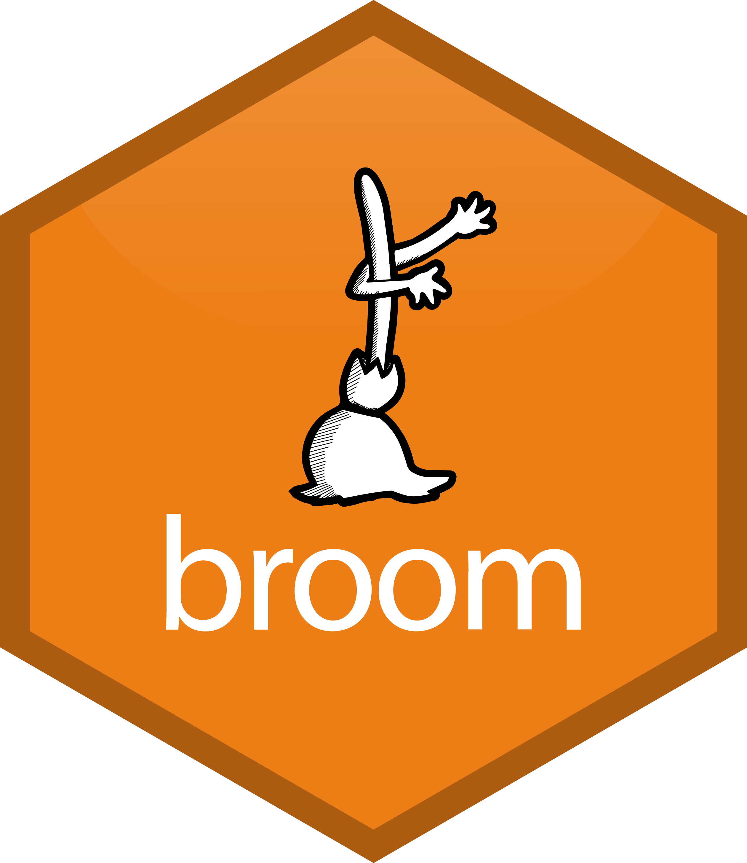 Hex logo for broom