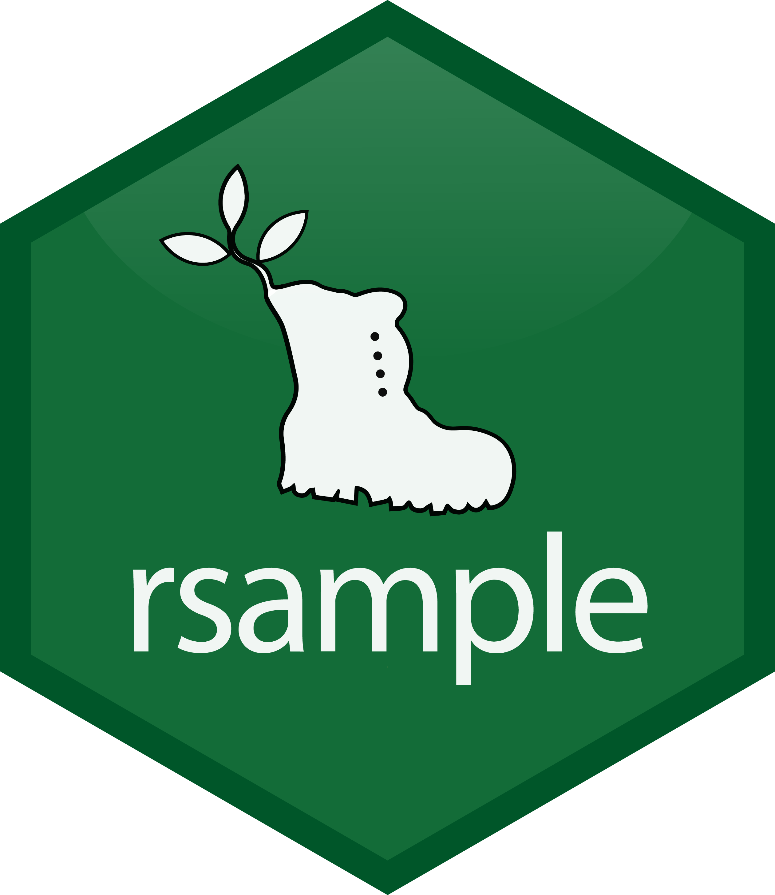 Hex logo for rsample