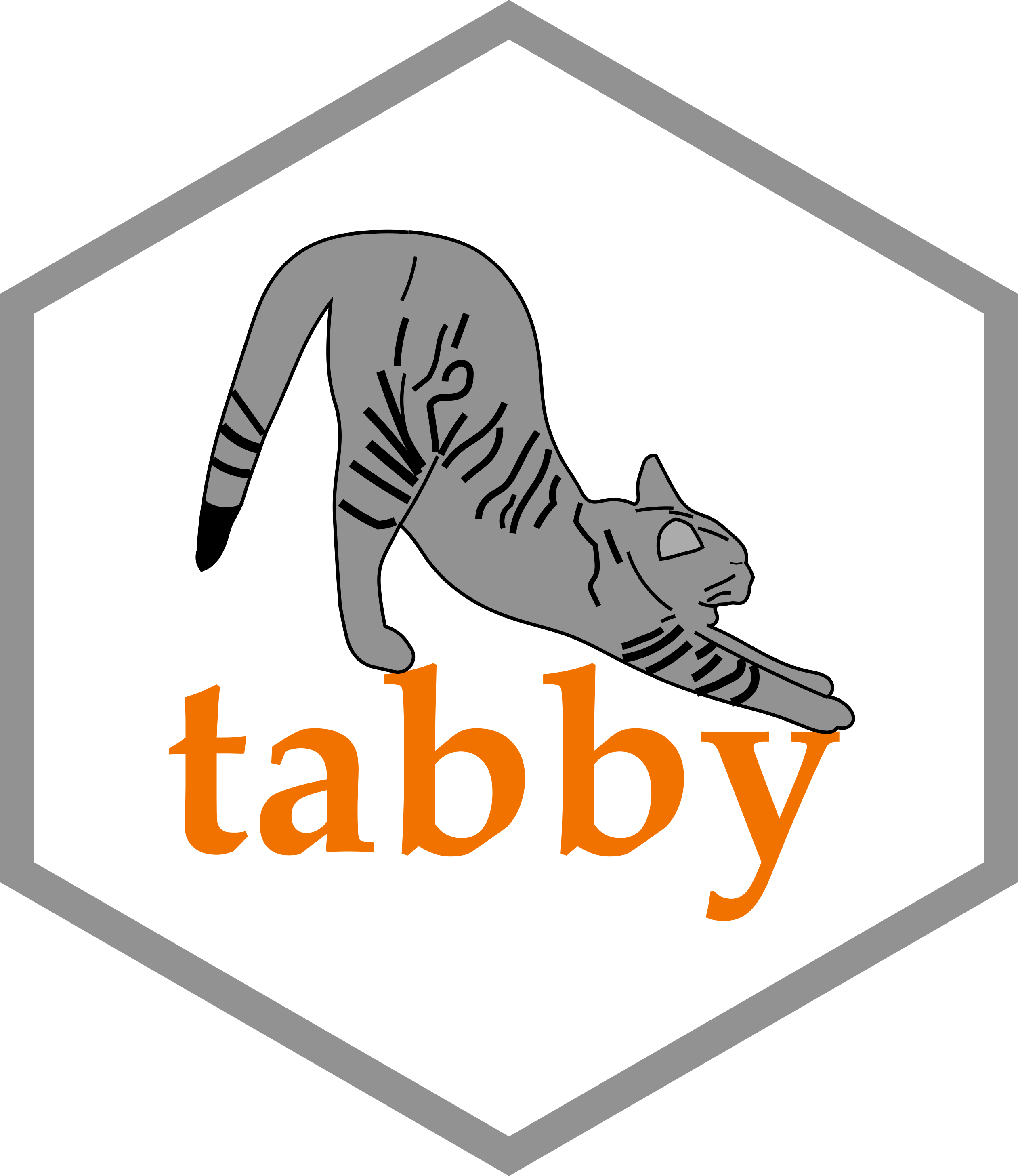 Hex logo for tabby
