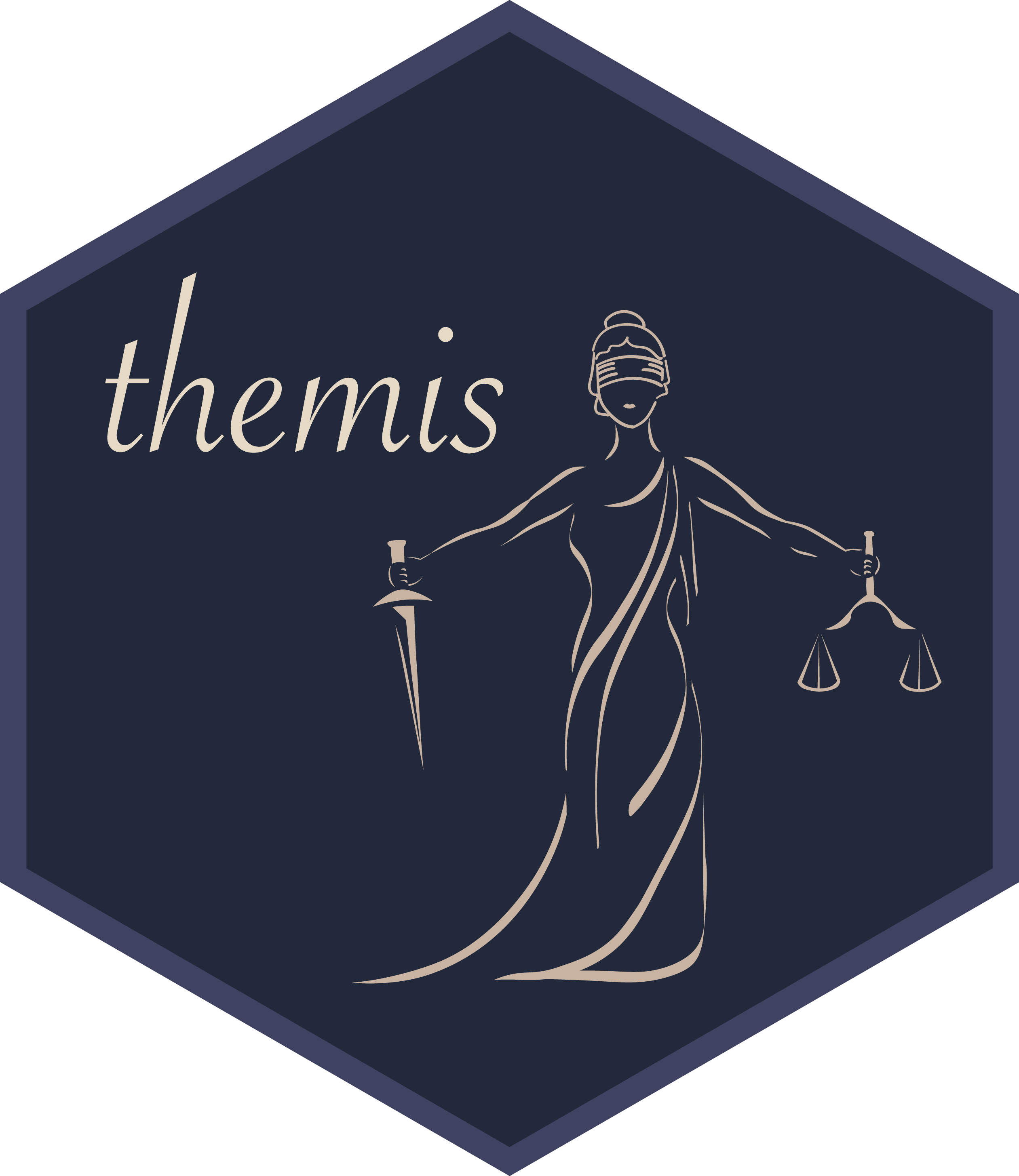 Hex logo for themis