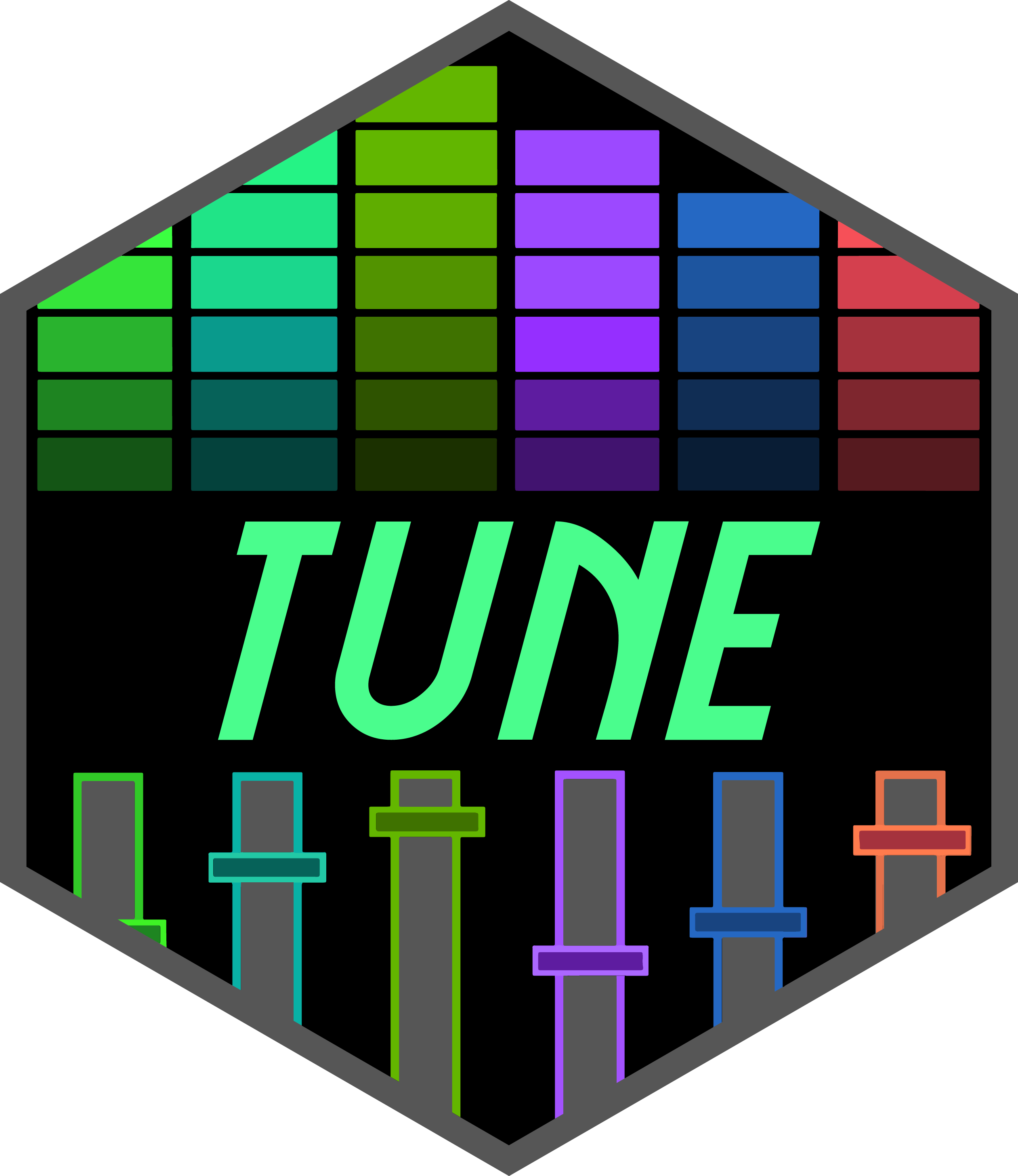 Hex logo for tune