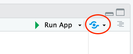 RStudio IDE Publish Button