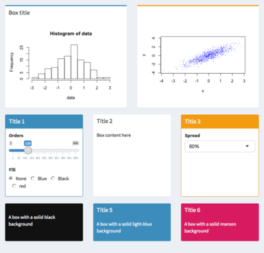 Shiny Dashboard Structure